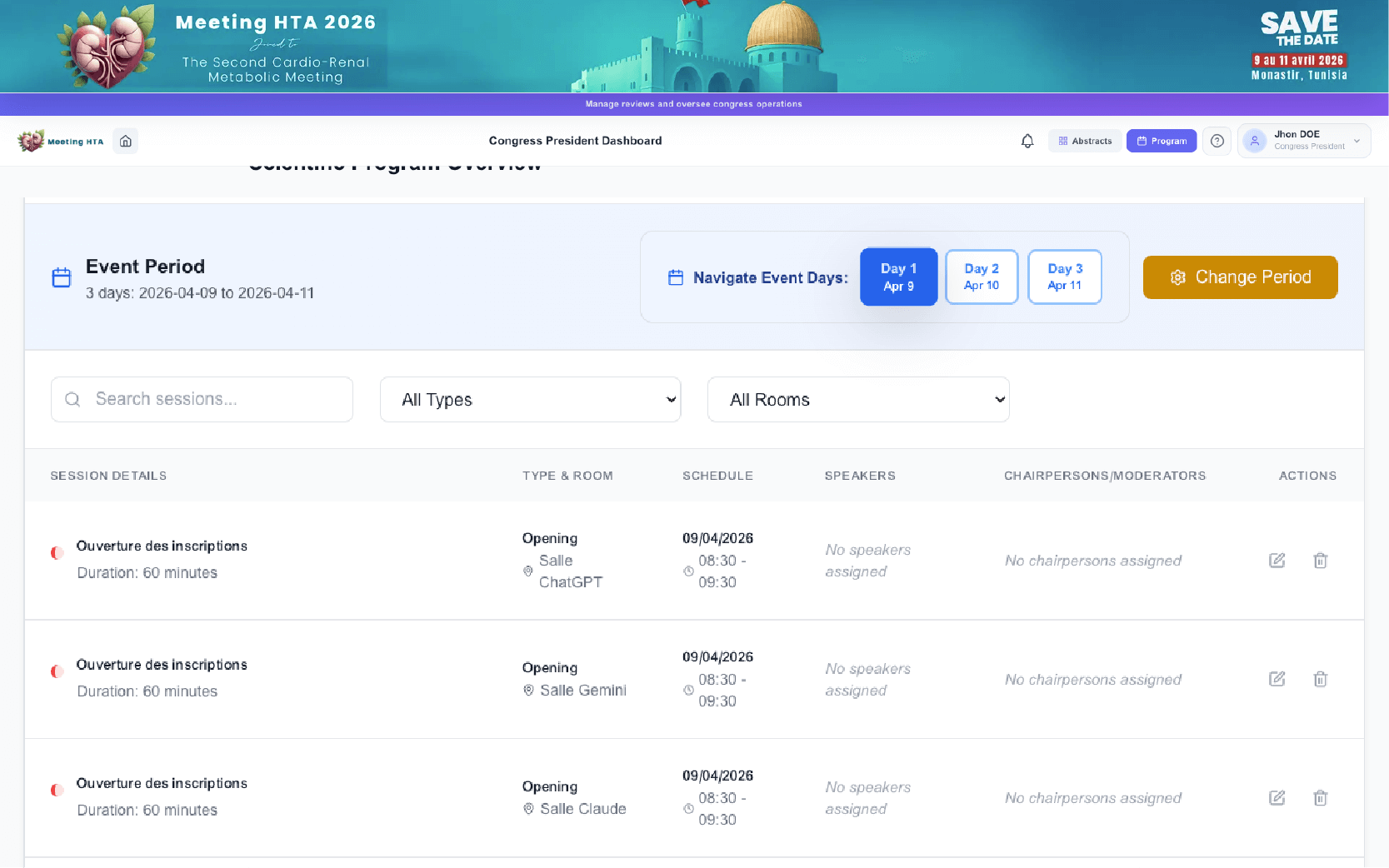 Programme scientifique fiable et sans conflits